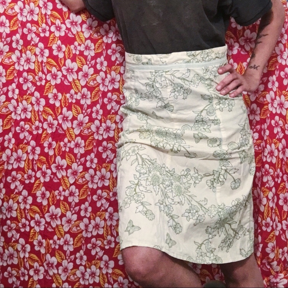 Floral Pencil Skirt